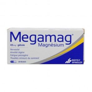 Megamag Magnésium 45mg 120...