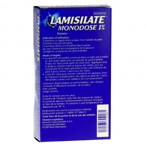 Lamisilate monodose 1% solution pour application cutanée