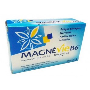 Magnévie B6 100mg/10mg, comprimé pelliculé