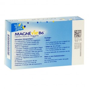 Magnévie B6 100mg/10mg, comprimé pelliculé