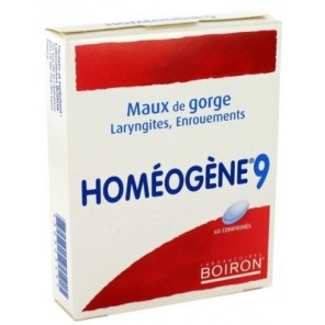 Boiron homéogène 9 comprimés x 60