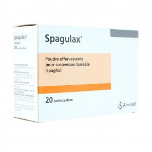 Spagulax poudre effervescente pour suspension buvable 20 sachets doses de 5g