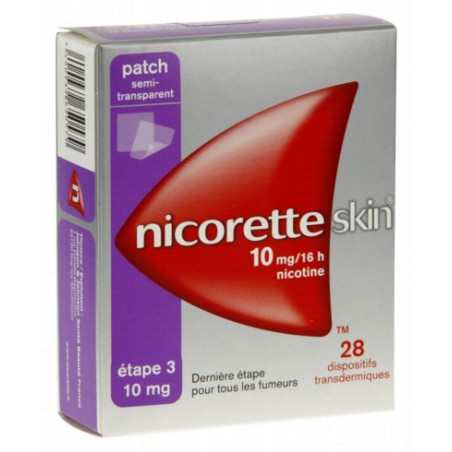 Nicoretteskin 10 Mg/16 Heures 28 Patchs