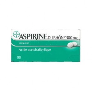 Aspirine du rhône 500 mg 50...