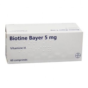 Biotine 5mg 60 comprimés...
