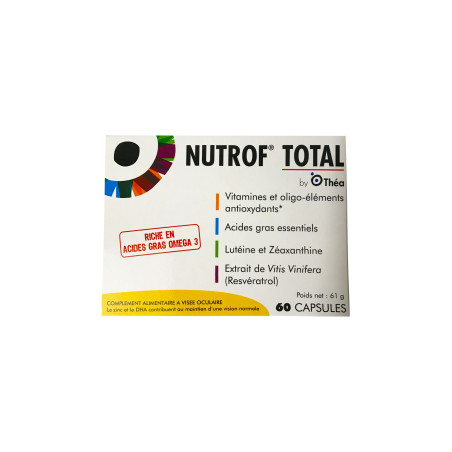 Nutrof total complément alimentaire a visée oculaire 60 capsules