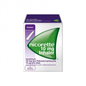 Nicorette inhaleur 10mg boite 42 cartouches