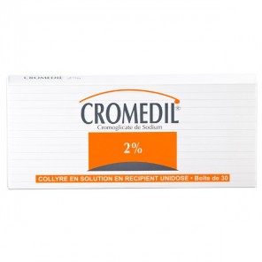 Cromedil 2 pour cent, collyre en solution 30 unidoses