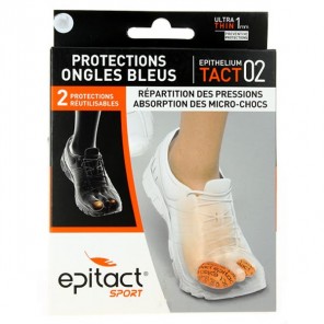 Epitact sport protections ongles bleus taille L