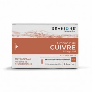 Granions de Cuivre 0.3 mg / 2 ml