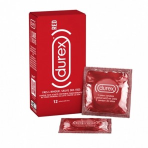 Durex red 12 préservatifs fins