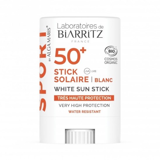 Biarritz stick solaire blanc spf50+ 12g