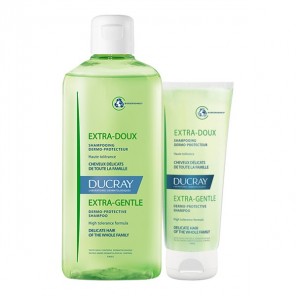 Ducray extra-doux shampooing dermo-protecteur 400ml+100ml offert