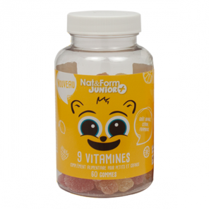 Nat&form junior + 9 vitamines 60 gommes