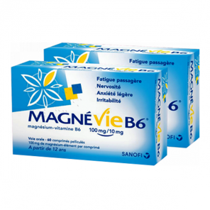 MAGNEVIE B6 100MG/10MG CP PELL PLQ/120X2
