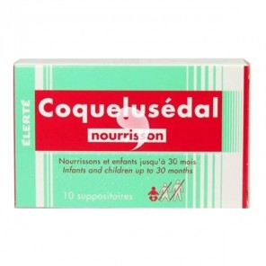 Coquelusedal suppositoire nourrissons 10 suppositoires
