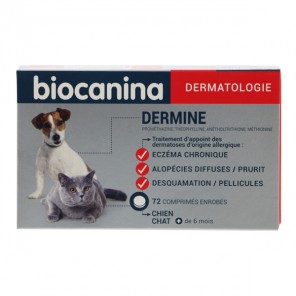 Biocanina dermine chien et chat 72 comprimés