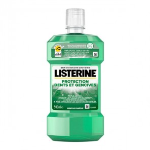 Listerine bain de bouche protection dents et gencives 500ml